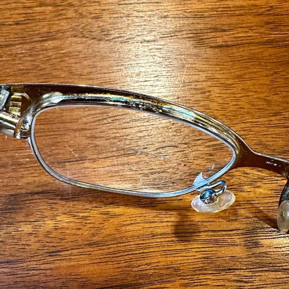 Christian Dior Gold & Black Cat Eye Eyeglasses Frames - Picture 6 of 8